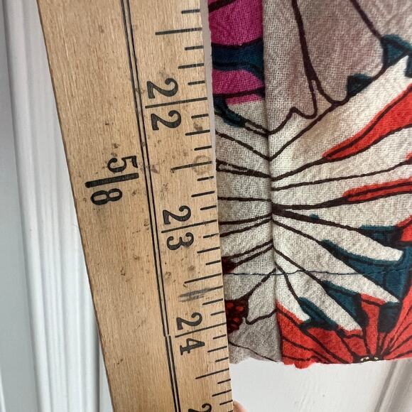 Free People Tessa Tapered Floral Trousers Multicolor Size 4 NEW - Picture 10 of 11